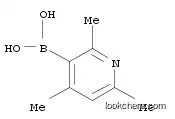 Molecular Structure of 1029654-17-8 (2,4,6-TRIMETHYLPYRIDINE-3-BORONIC ACID)